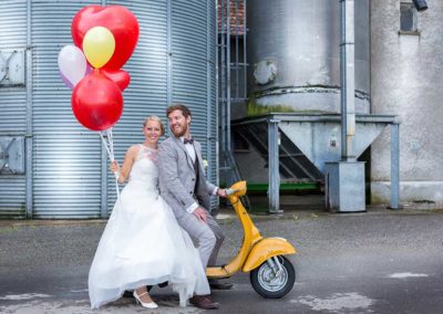 Hochzeitsfotos in Stuttgart Shooting vor Getreidetanks